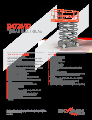 व्हील्ड सिज़र लिफ्ट Skyjack SJ4726 