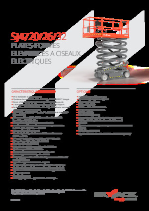 व्हील्ड सिज़र लिफ्ट Skyjack SJ4726 