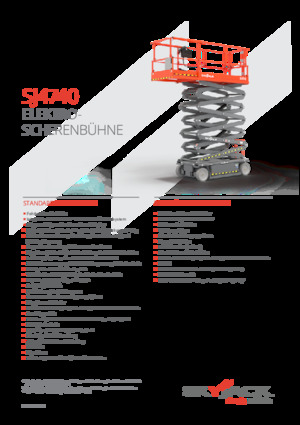 व्हील्ड सिज़र लिफ्ट Skyjack SJ4740 