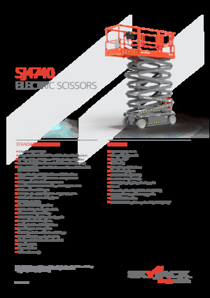 व्हील्ड सिज़र लिफ्ट Skyjack SJ4740 