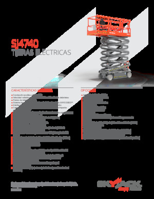 व्हील्ड सिज़र लिफ्ट Skyjack SJ4740 