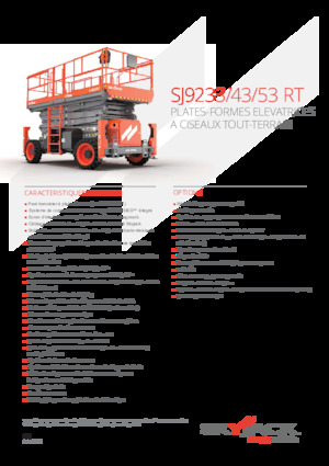 व्हील्ड सिज़र लिफ्ट Skyjack SJ9233RT