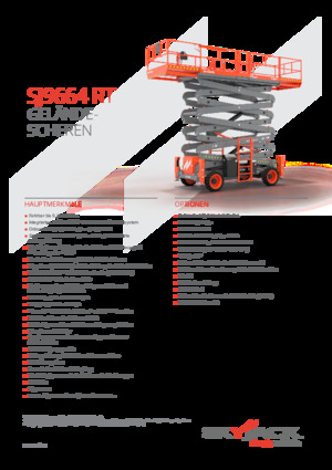 व्हील्ड सिज़र लिफ्ट Skyjack SJ9664RT