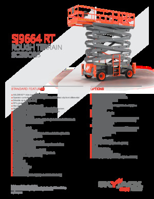 व्हील्ड सिज़र लिफ्ट Skyjack SJ9664RT