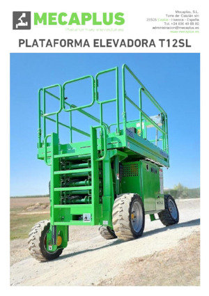 व्हील्ड सिज़र लिफ्ट Mecaplús T12SL