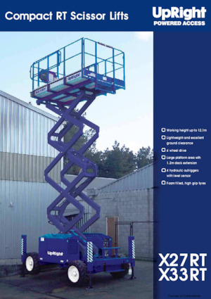 व्हील्ड सिज़र लिफ्ट UpRight X 33 RT