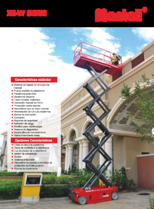 व्हील्ड सिज़र लिफ्ट Mantall XE160W (II)