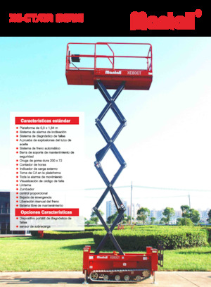 व्हील्ड सिज़र लिफ्ट Mantall XE60CT OR