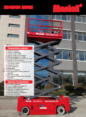 व्हील्ड सिज़र लिफ्ट Mantall XE120W/OR