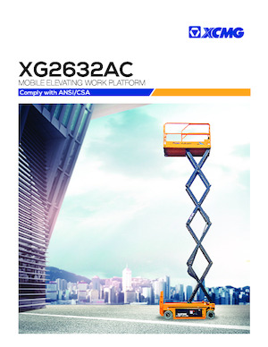 व्हील्ड सिज़र लिफ्ट XCMG XG2632AC 