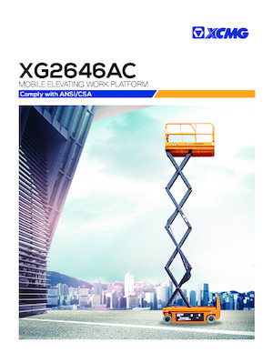 व्हील्ड सिज़र लिफ्ट XCMG XG2646AC 