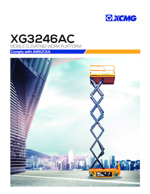 व्हील्ड सिज़र लिफ्ट XCMG XG3246AC 