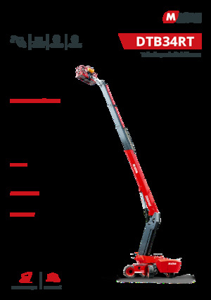 व्हील्ड टेलीस्कोपिक बूम लिफ्ट MAGNI DTB34RT