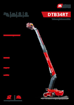 व्हील्ड टेलीस्कोपिक बूम लिफ्ट MAGNI DTB34RT