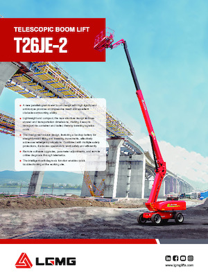 व्हील्ड टेलीस्कोपिक बूम लिफ्ट LGMG  T26JE-2