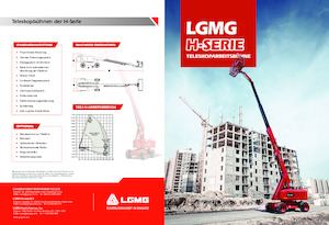 व्हील्ड टेलीस्कोपिक बूम लिफ्ट LGMG  T28J-H