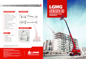 व्हील्ड टेलीस्कोपिक बूम लिफ्ट LGMG  T28J-H