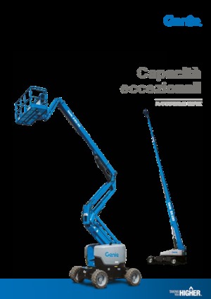 व्हील्ड टेलीस्कोपिक बूम लिफ्ट Genie S-45 XC