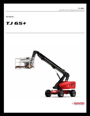 व्हील्ड टेलीस्कोपिक बूम लिफ्ट Manitou TJ 65+