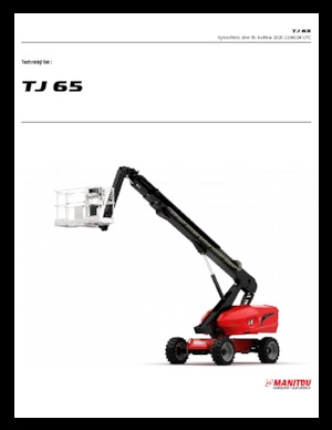व्हील्ड टेलीस्कोपिक बूम लिफ्ट Manitou TJ 65