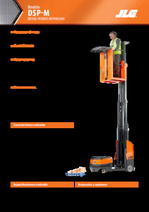 सिंगल वर्टिकल मास्ट बूम लिफ्ट JLG DSP-M