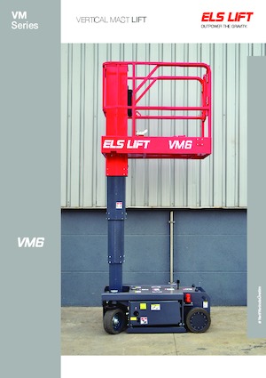 सिंगल वर्टिकल मास्ट बूम लिफ्ट ELS Lift VM6