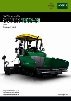व्हील्ड एस्फाल्ट पेवर Vögele Super 1303-3i