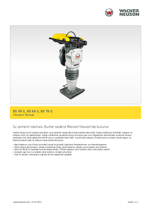 गैसोलीन और डीजल रैमर Wacker BS 50-2, 10