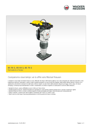 गैसोलीन और डीजल रैमर Wacker BS 50-2, 10