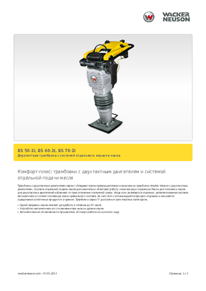 गैसोलीन और डीजल रैमर Wacker BS 60-2i 11