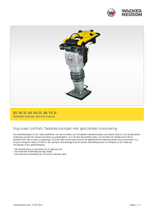 गैसोलीन और डीजल रैमर Wacker BS 60-2i 11
