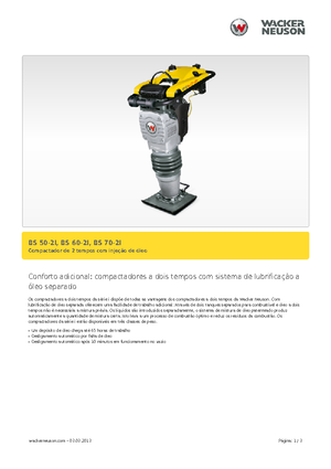 गैसोलीन और डीजल रैमर Wacker BS 60-2i 11