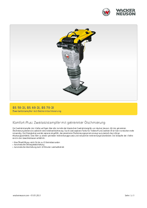 गैसोलीन और डीजल रैमर Wacker BS 60-2i 11