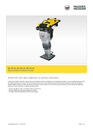 गैसोलीन और डीजल रैमर Wacker BS 60-2i 11