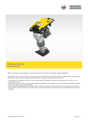 गैसोलीन और डीजल रैमर Wacker Neuson BS 60-4 As 11