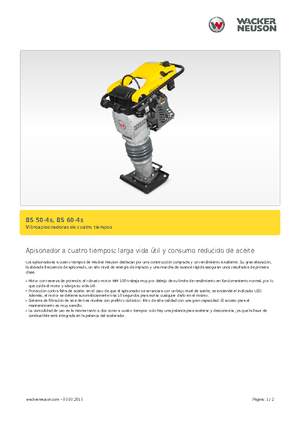 गैसोलीन और डीजल रैमर Wacker Neuson BS 60-4 As 11