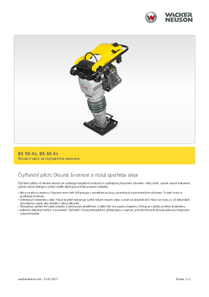 गैसोलीन और डीजल रैमर Wacker Neuson BS 60-4 As 11