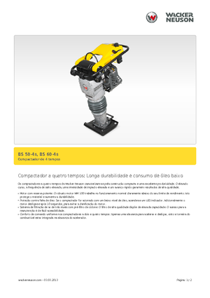 गैसोलीन और डीजल रैमर Wacker Neuson BS 60-4 As 11
