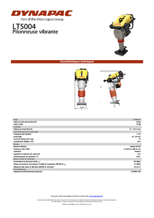 गैसोलीन और डीजल रैमर Dynapac LT 5004 9