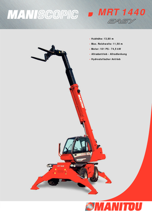रोटेटिंग टेलीहैंडलर Manitou MRT 1440 Easy