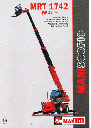 रोटेटिंग टेलीहैंडलर Manitou MRT 1742 M CR