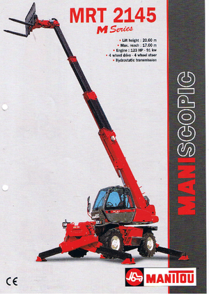 रोटेटिंग टेलीहैंडलर Manitou MRT 2145