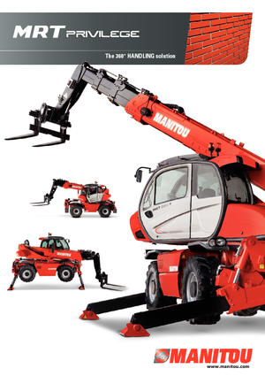 रोटेटिंग टेलीहैंडलर Manitou MRT 2150 Privilege
