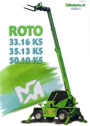 रोटेटिंग टेलीहैंडलर Merlo Roto 50.10 KS