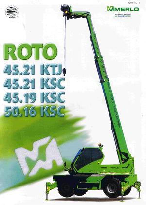 रोटेटिंग टेलीहैंडलर Merlo Roto 50.16 KSC