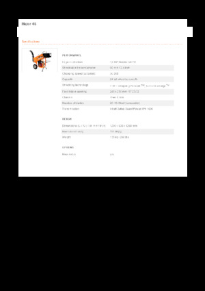 वुड चिपर Eliet Major 4S