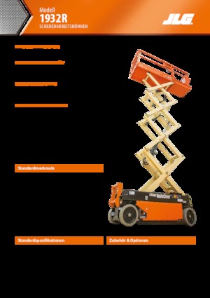 व्हील्ड सिज़र लिफ्ट JLG 1932R