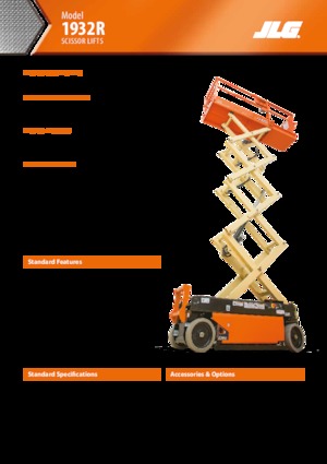 व्हील्ड सिज़र लिफ्ट JLG 1932R