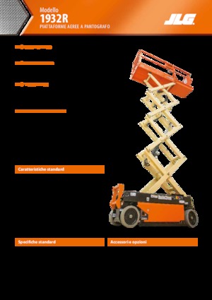 व्हील्ड सिज़र लिफ्ट JLG 1932R