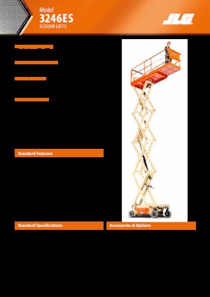व्हील्ड सिज़र लिफ्ट JLG 3246ES